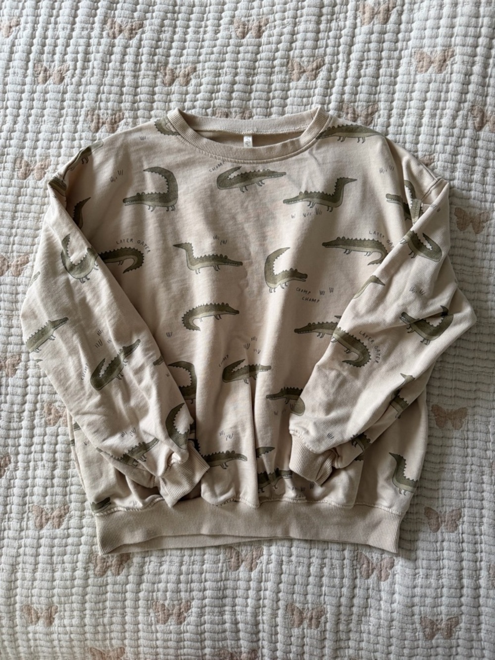 Rylee & cru Crocodiles Crew / sweatshirt 8-9Y
